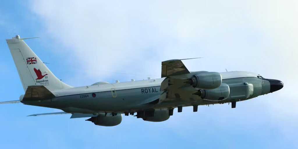 UK Surveillance Aircraft Monitors Russian Forces