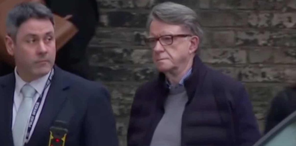 Peter Mandelson Arrested in Misconduct Probe