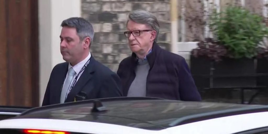 Mandelson Released on Bail After Arrest