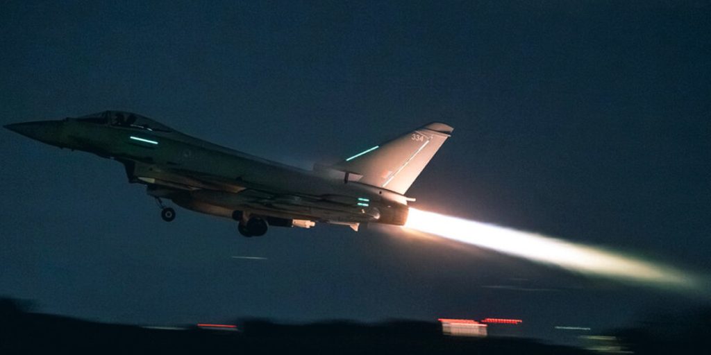 UK Fighter Jets Down Drones in Middle East