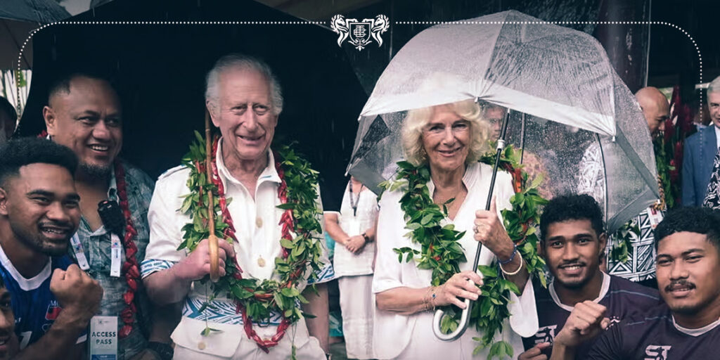 King Charles Joins Kava Ceremony in Samoa