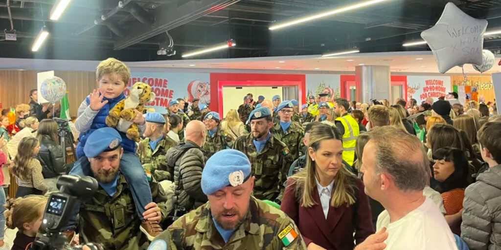 Irish Soldiers Return Home from Lebanon