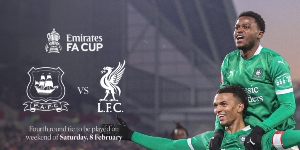 Plymouth Argyle Set to Host Liverpool in FA Cup 4th Round