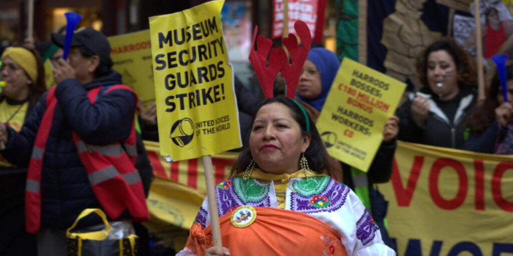 London Museum Security Guards Begin Month-Long Strike