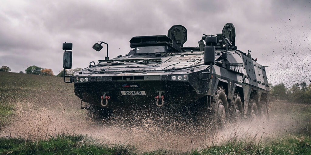 UK Reveals First Fully British-Made Boxer Armored Vehicle