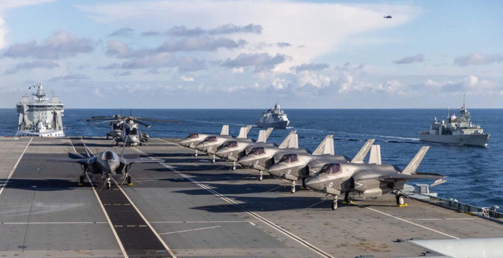 Royal Navy Assembles Largest Air Wing for Indo-Pacific