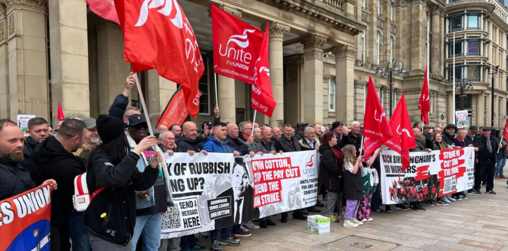 Birmingham Bin Strike Rally Renews Pressure After Deal Rejected Birmingham Bin Strike Rally Renews Pressure After Deal Rejected