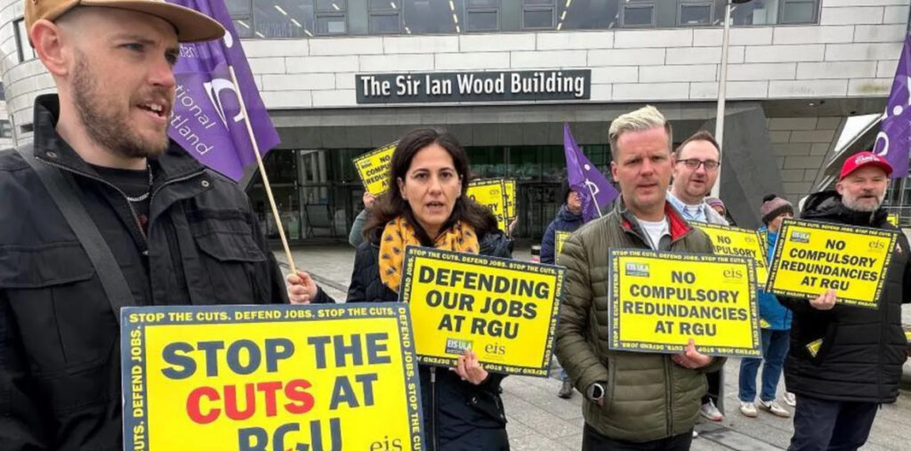 Robert Gordon University Staff Strike Begins
