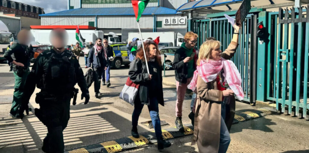 BBC Belfast Disrupted by Pro-Palestinian Demonstration