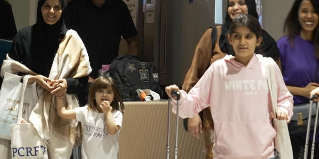 First Gaza Children Arrive in UK for Medical Treatment First Gaza Children Arrive in UK for Medical Treatment