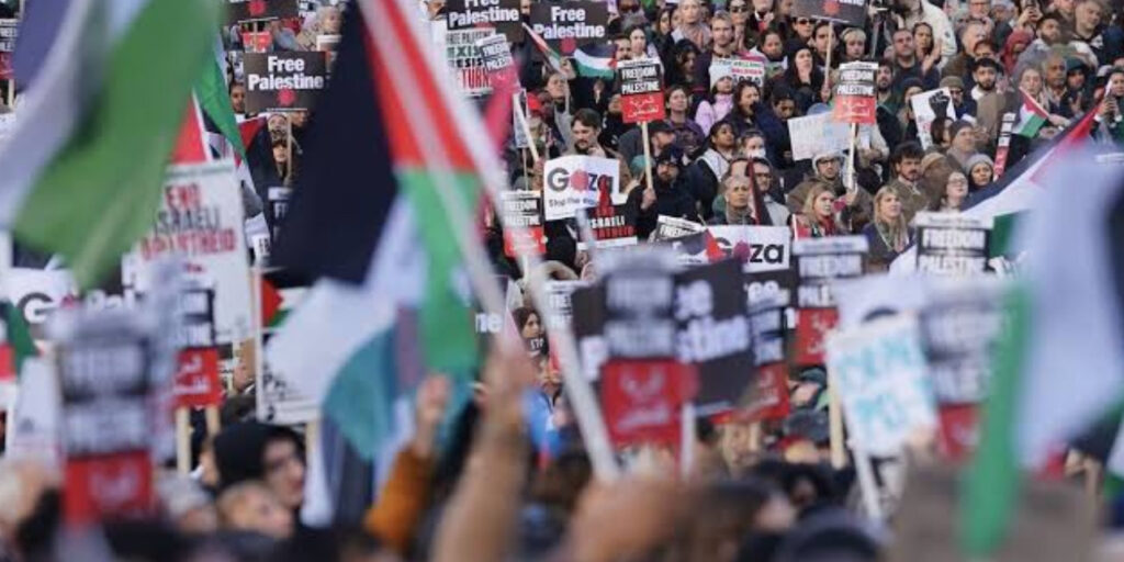 Thousands Protest UK Arms Sales to Israel in London Rally Thousands Protest UK Arms Sales to Israel in London Rally