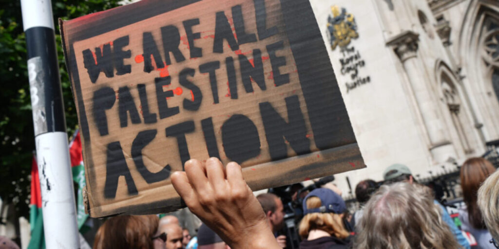 London Demonstrators Defy Palestine Action Ban London Demonstrators Defy Palestine Action Ban