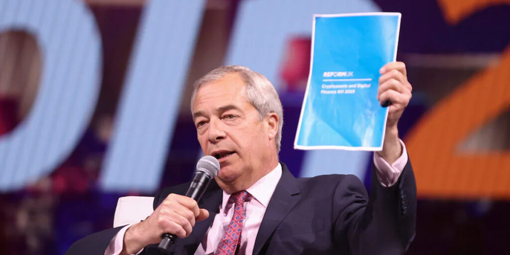 Farage Accuses Bank of England of Blocking UK Crypto Growth Farage Accuses Bank of England of Blocking UK Crypto Growth