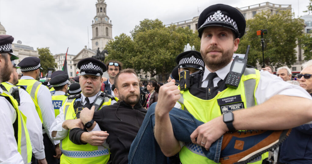 500 Arrested in London Over Palestine Action Protest 500 Arrested in London Over Palestine Action Protest