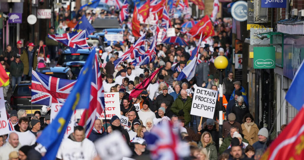 Hundreds march against Home Office plan Hundreds march against Home Office plan