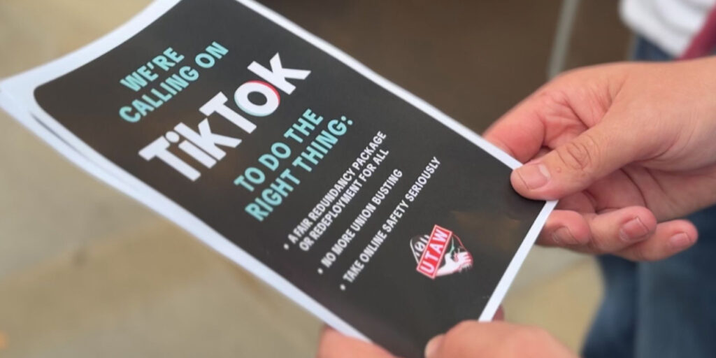 TikTok Threatened with Legal Action over UK Moderator Job Cuts TikTok Threatened with Legal Action over UK Moderator Job Cuts