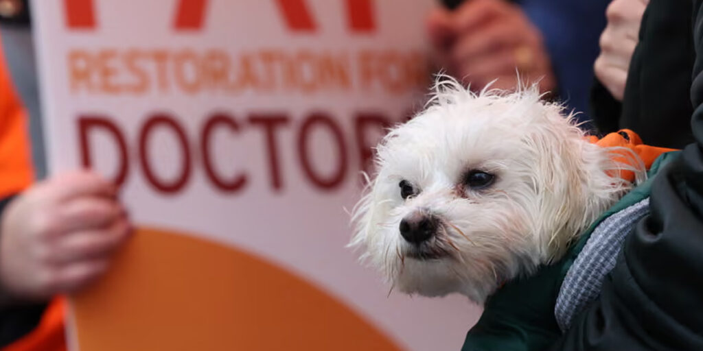 Resident Doctors Begin 5-Day Strike In England Resident Doctors Begin 5-Day Strike In England