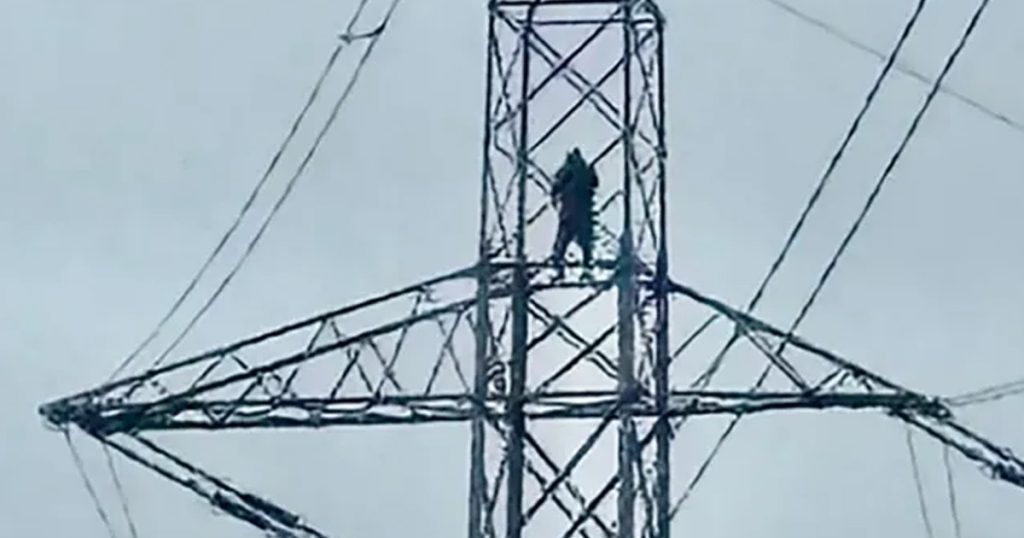 Power Cut Across West Yorkshire After Pylon Climb