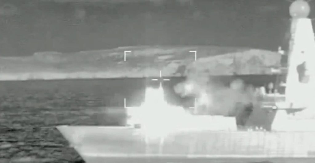 Royal Navy Warship Stops Drone Attack Royal Navy Warship Stops Drone Attack