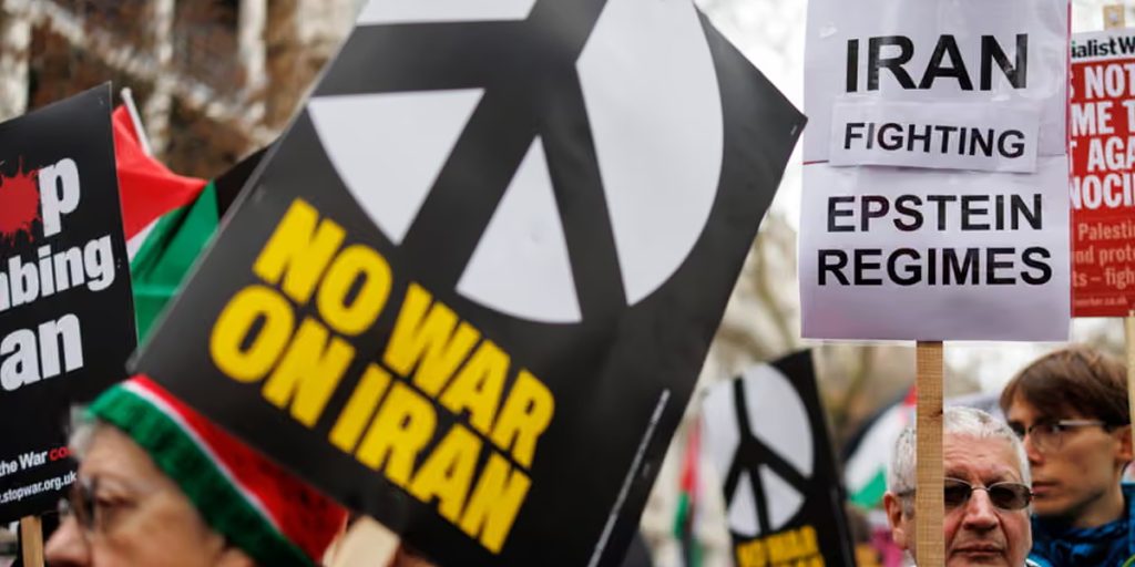 Thousands March in London Against Iran Strikes Thousands March in London Against Iran Strikes