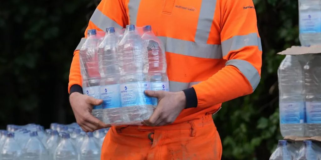 UK Water Outage Enters Third Day in Kent UK Water Outage Enters Third Day in Kent