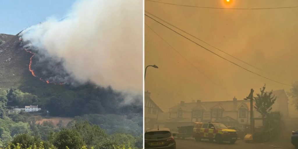 Record Heat Fuels Wildfires Across The UK Record Heat Fuels Wildfires Across The UK