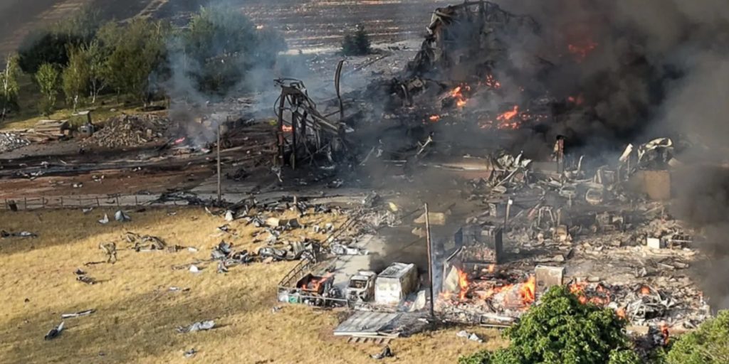 Major Fire & Explosion Strike Essex Industrial Estate Major Fire & Explosion Strike Essex Industrial Estate